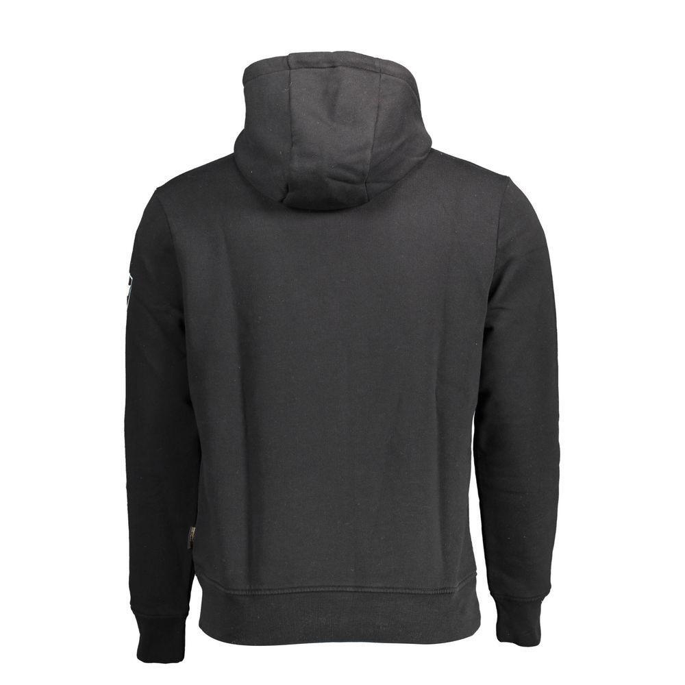 Napapijri Black Cotton Sweater NA-14610-XL