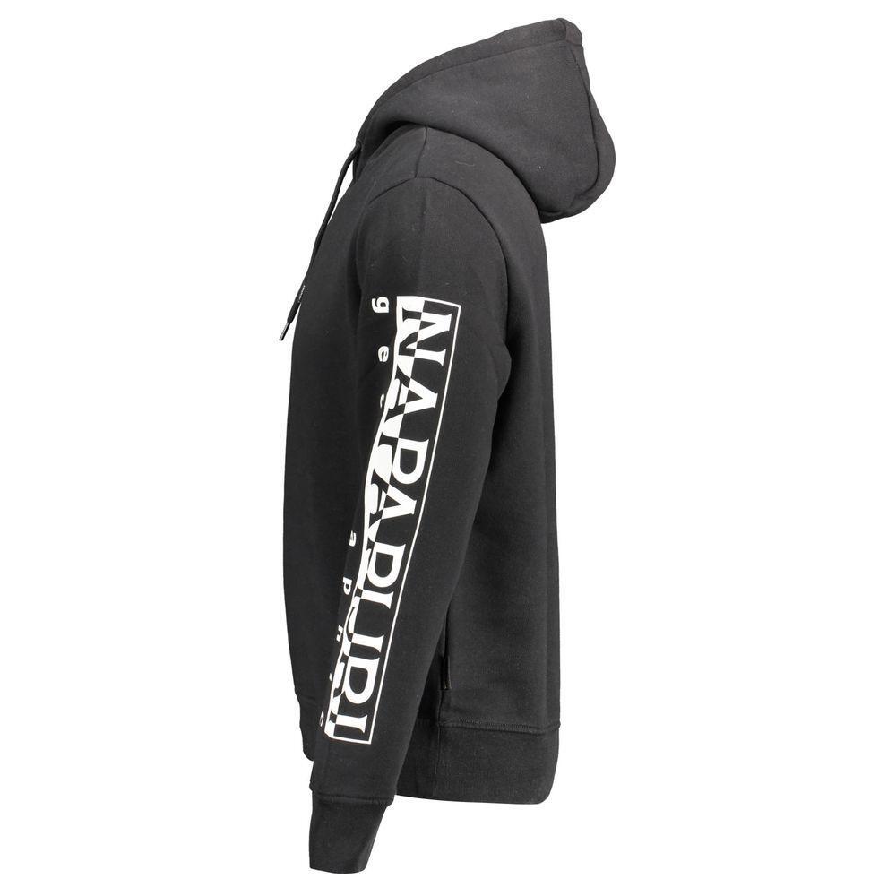 Napapijri Black Cotton Sweater NA-14610-XL