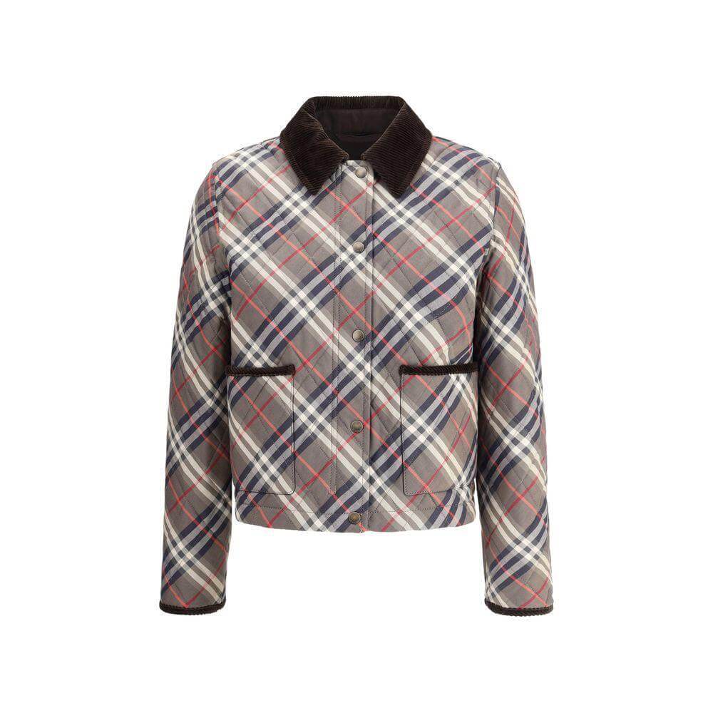 Burberry Check wadded Women Jacket BU-8110384C3170-L