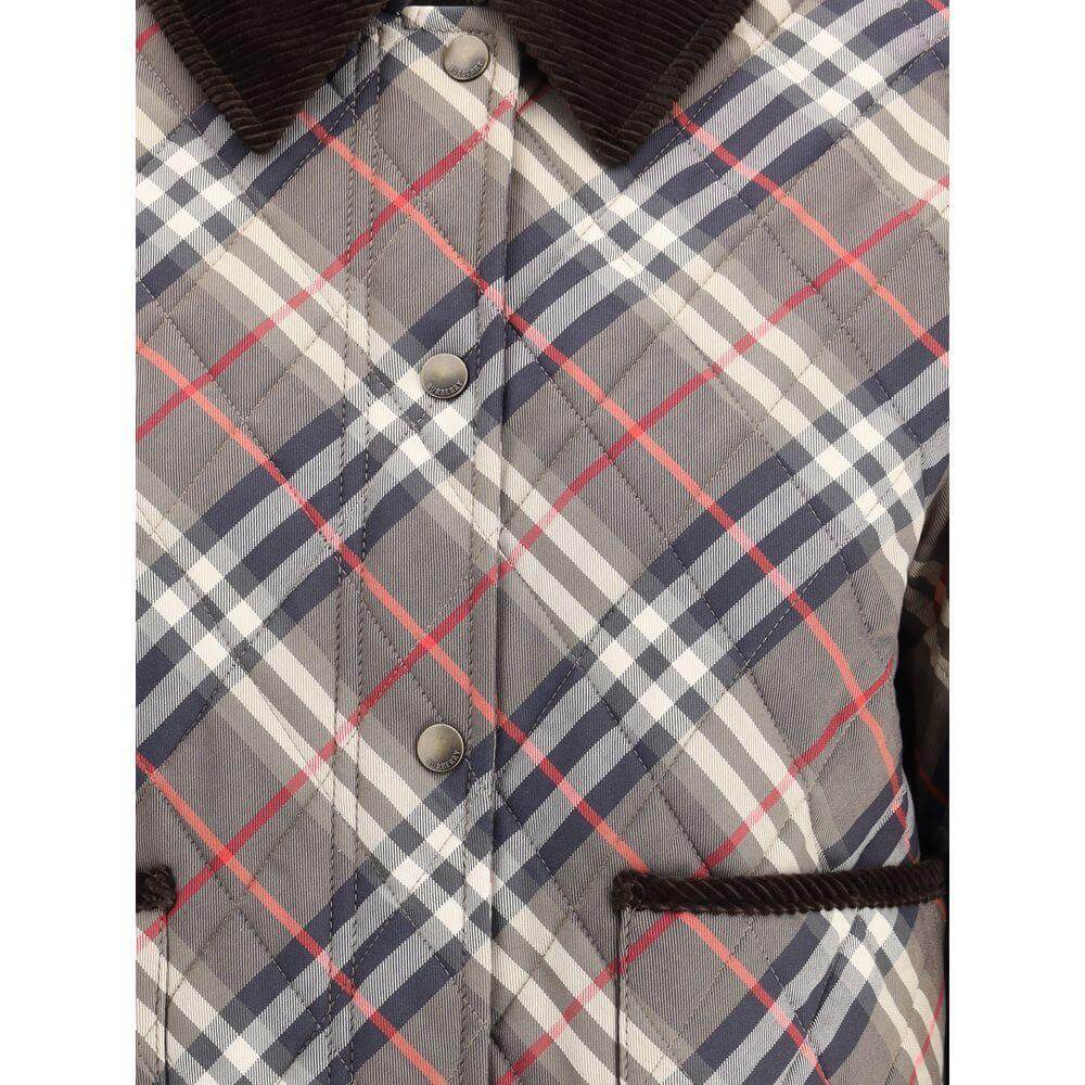 Burberry Check wadded Women Jacket BU-8110384C3170-L