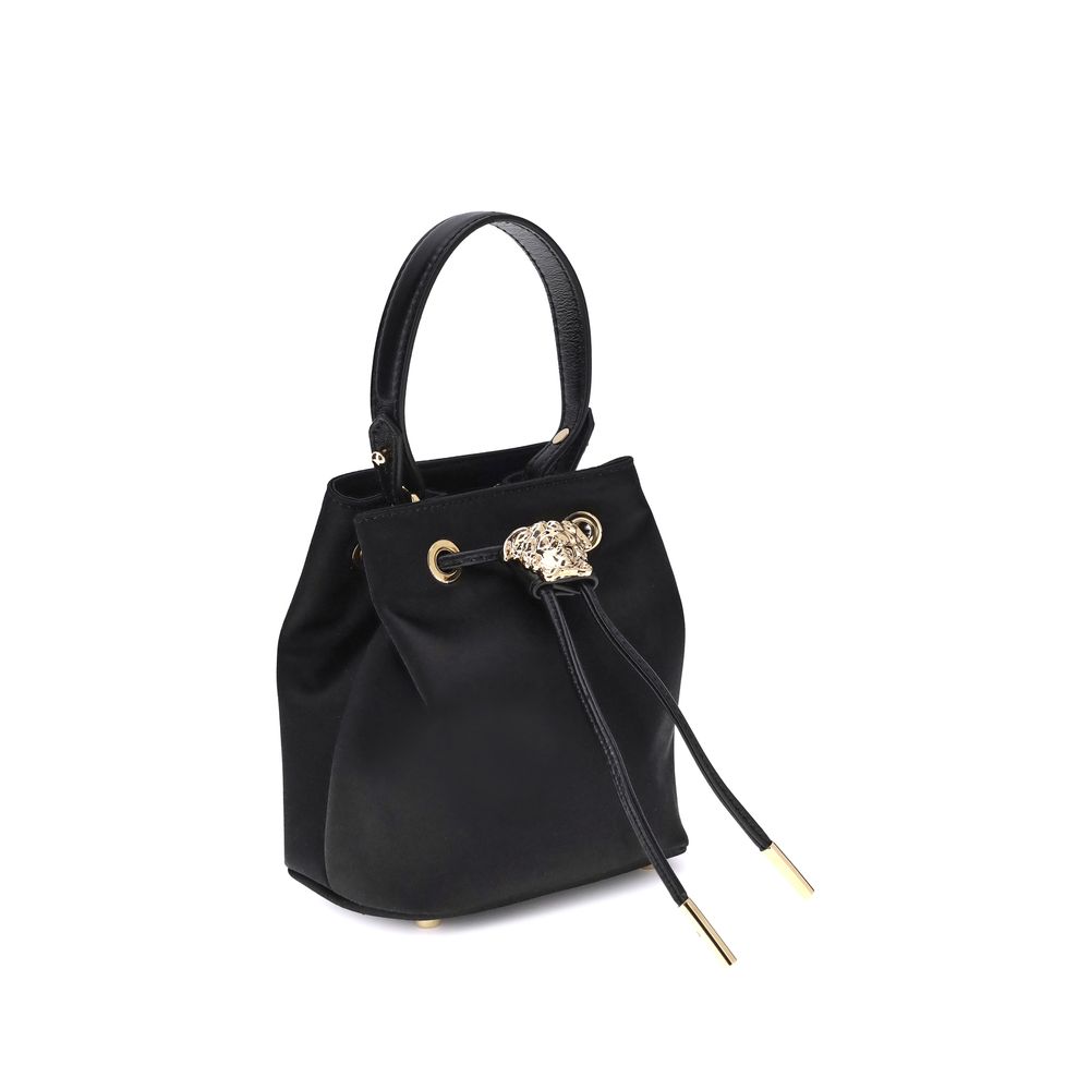 Versace Black Viscose Shoulder Bag