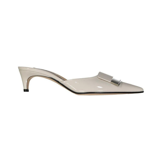 Sergio Rossi Leather Mules SE-8852331102420-EU35.5/US5.5