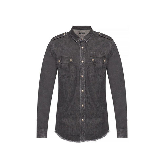 Balmain Cotton Denim Shirt BA-8736267272404-41