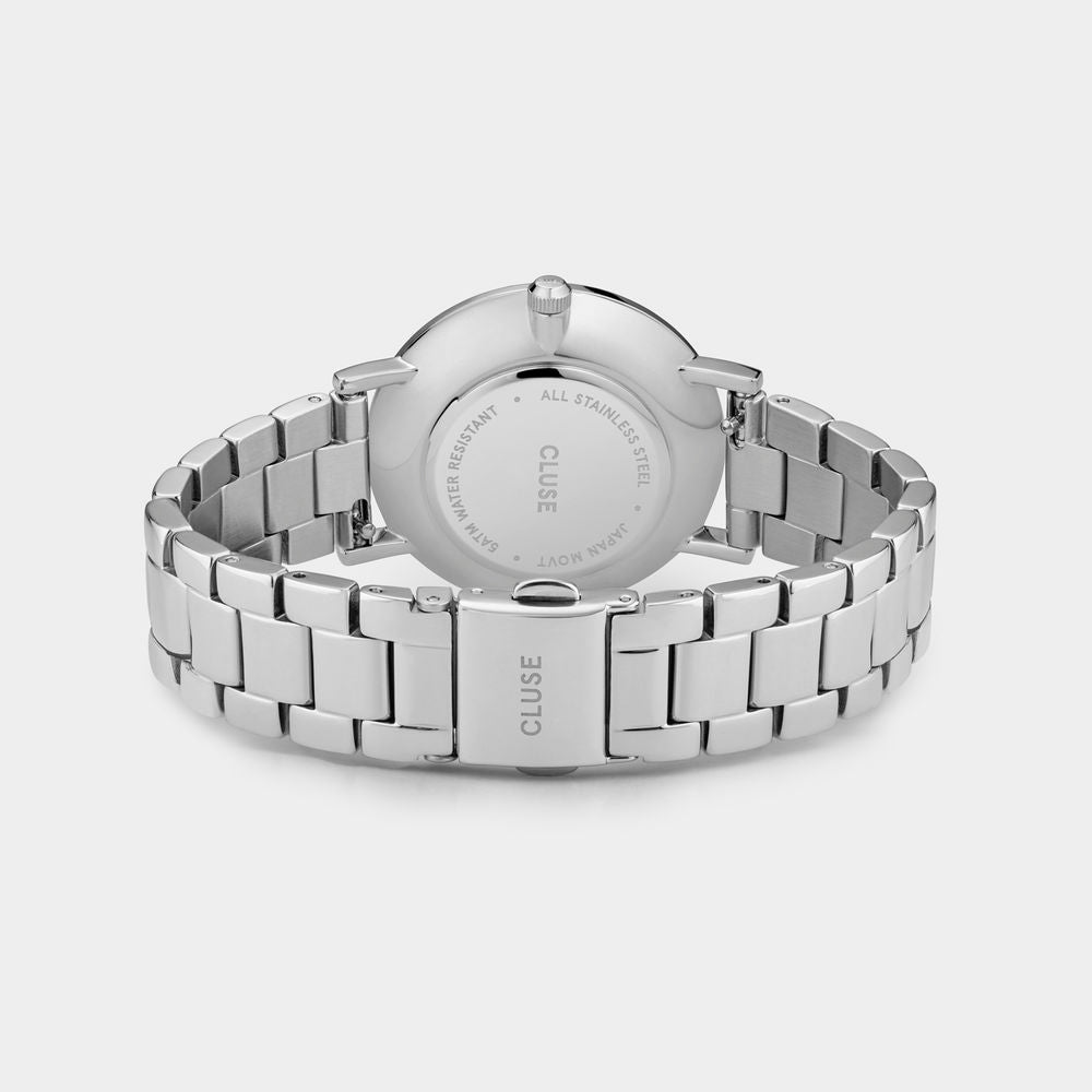 Cluse Silver Stainless Steel Dress Watch