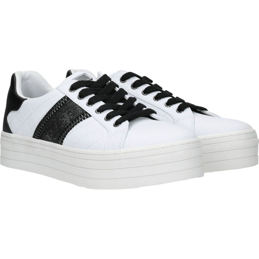 Guess White Polyethylene Platform Sneakers GU-8547144859913-EU41/US11