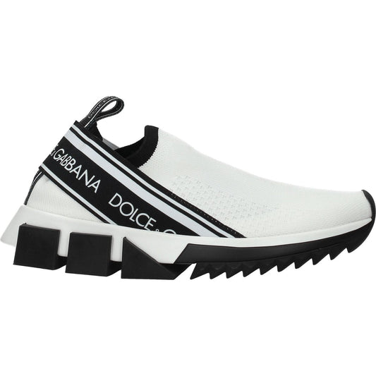 Dolce & Gabbana White Fabric Chunky Sneakers DO-8547147546889-EU35/US5