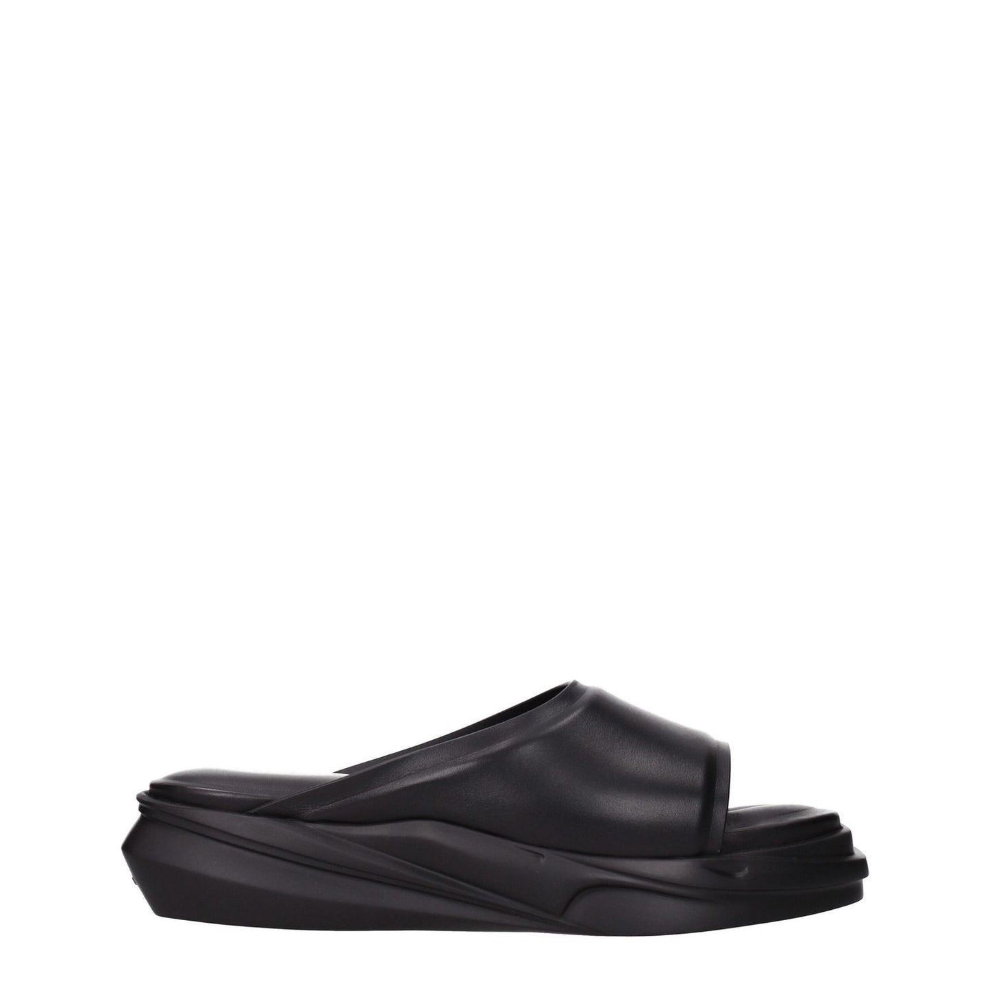 Alyx Black Leather Slippers 1728,75667636384,Alyx,Black,EU42/US9,EU44/US11,Men,New with tags,Sandals - Shoes,Shoes,Slippers - Sandals - Shoes