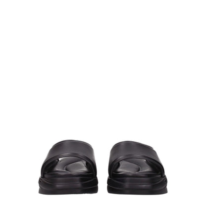 Alyx Black Leather Slippers 1728,75667636384,Alyx,Black,EU42/US9,EU44/US11,Men,New with tags,Sandals - Shoes,Shoes,Slippers - Sandals - Shoes