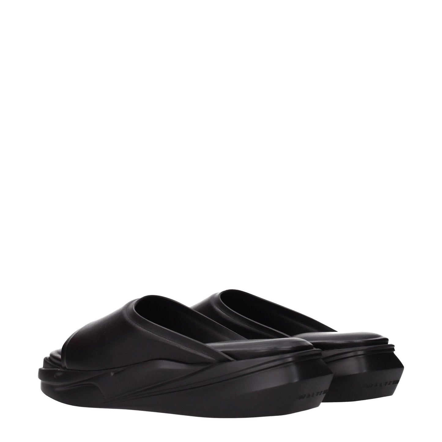 Alyx Black Leather Slippers 1728,75667636384,Alyx,Black,EU42/US9,EU44/US11,Men,New with tags,Sandals - Shoes,Shoes,Slippers - Sandals - Shoes
