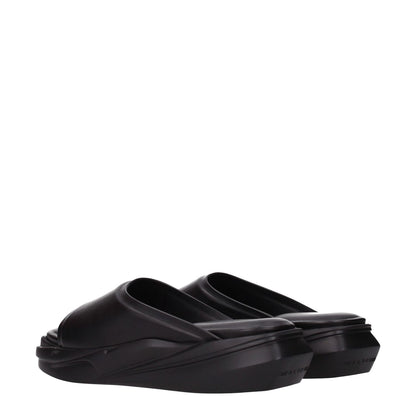 Alyx Black Leather Slippers 1728,75667636384,Alyx,Black,EU42/US9,EU44/US11,Men,New with tags,Sandals - Shoes,Shoes,Slippers - Sandals - Shoes