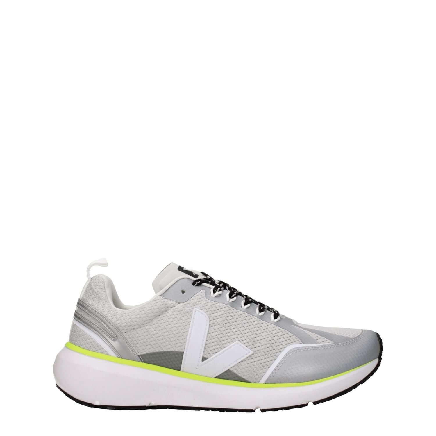 Veja Gray Fabric Athletic Sneakers