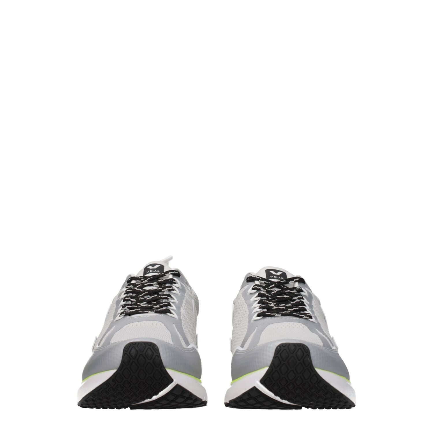 Veja Gray Fabric Athletic Sneakers