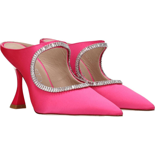 Stuart Weitzman Pink Satin Stiletto Heels Sandals ST-8547244081417-EU36/US6