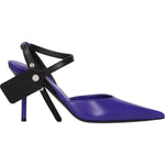 Off-White Purple Leather High Heel Pumps OF-8547284320521-EU35/US5