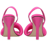 The Attico Pink Fabric Stiletto Heels Sandals TH-8547356147977-EU36/US6