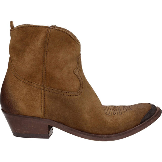 Golden Goose Brown Leather Ankle Boots GO-8547431612681-EU36/US6