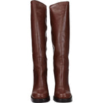 Prada Brown Leather High Heel Boots PR-8547437248777-EU39/US9
