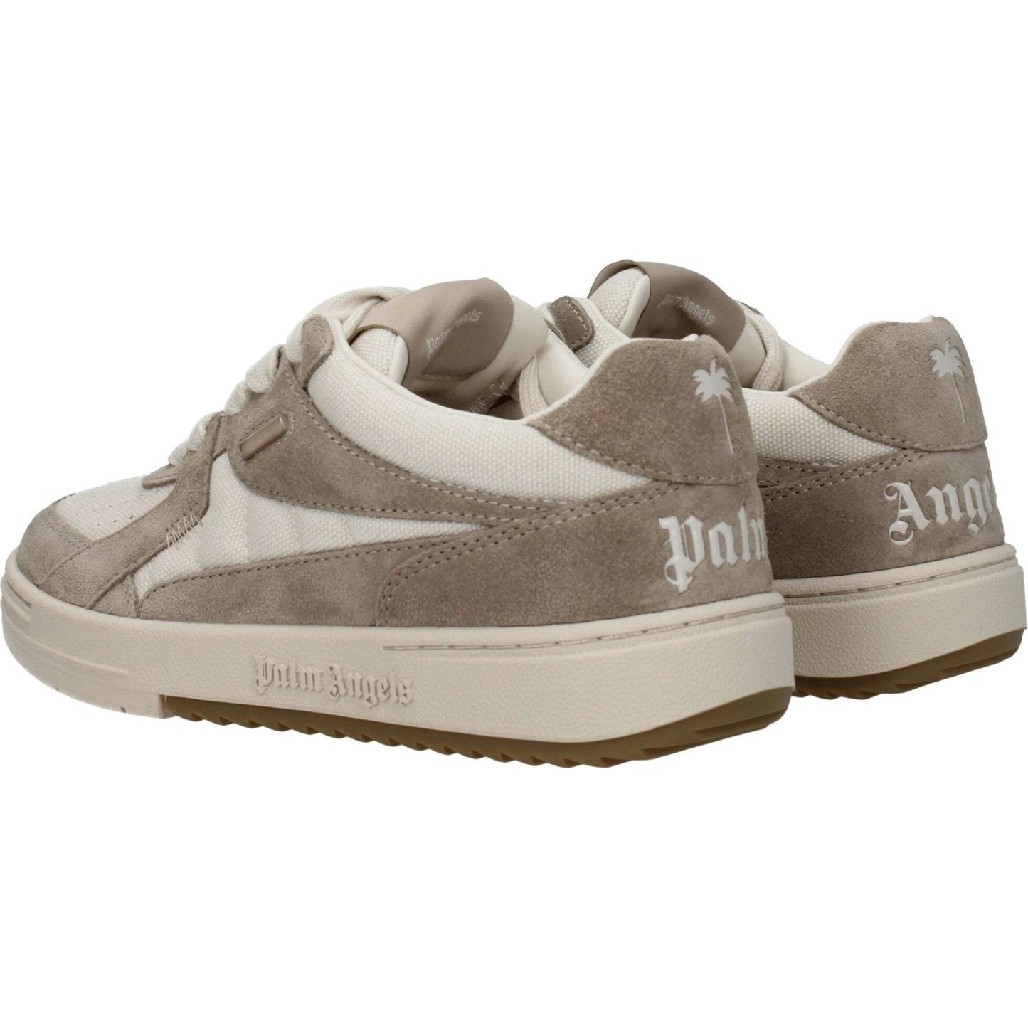 Palm Angels Beige Fabric Low Tops PA-8547450519817-EU36/US6