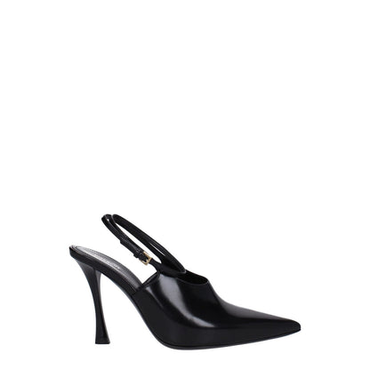 Givenchy Black Leather Pumps 1728,75667636384,Black,EU38.5/US8.5,EU40/US10,Givenchy,High Heel - Pumps - Shoes,New with tags,Pumps - Shoes,Shoes,Women