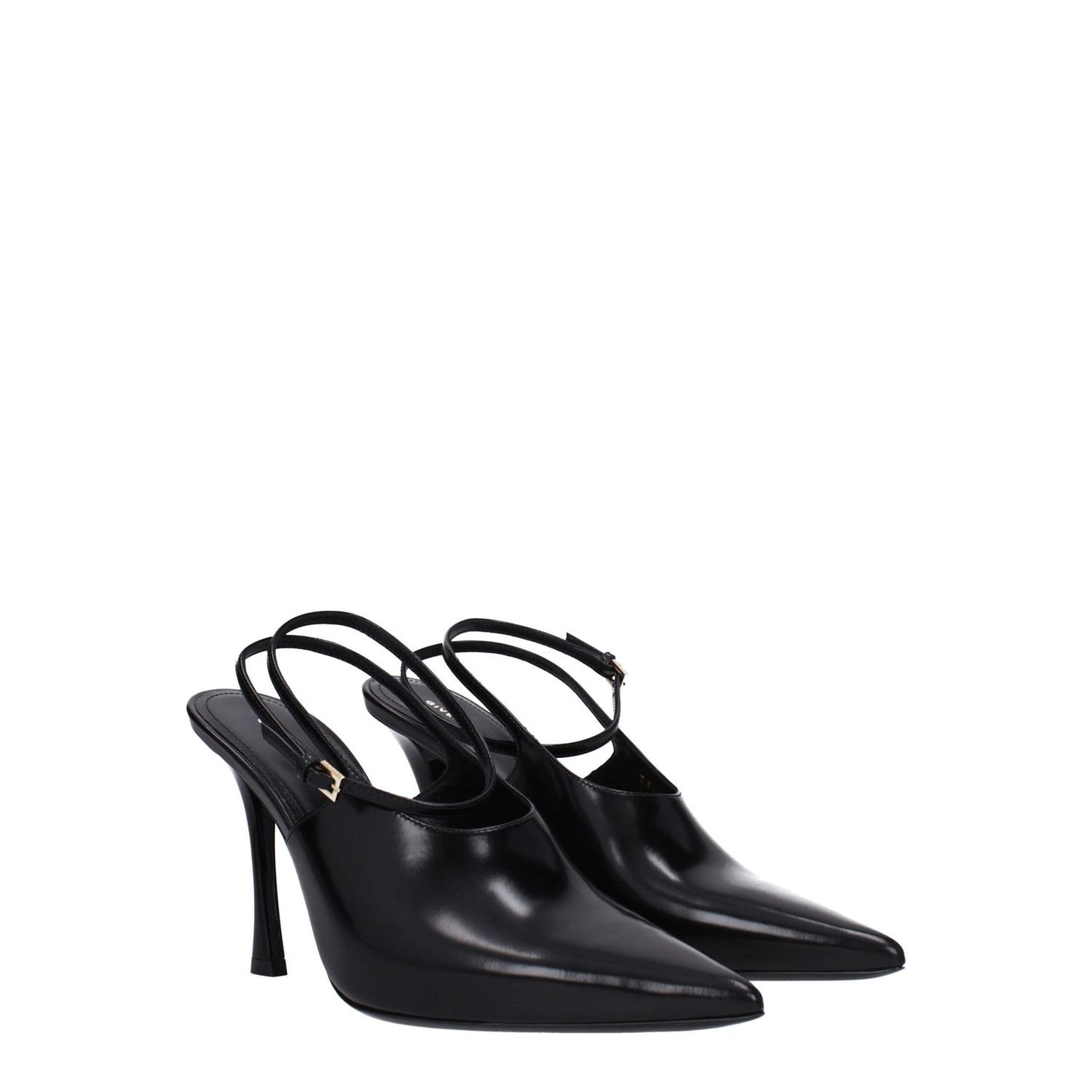 Givenchy Black Leather Pumps 1728,75667636384,Black,EU38.5/US8.5,EU40/US10,Givenchy,High Heel - Pumps - Shoes,New with tags,Pumps - Shoes,Shoes,Women