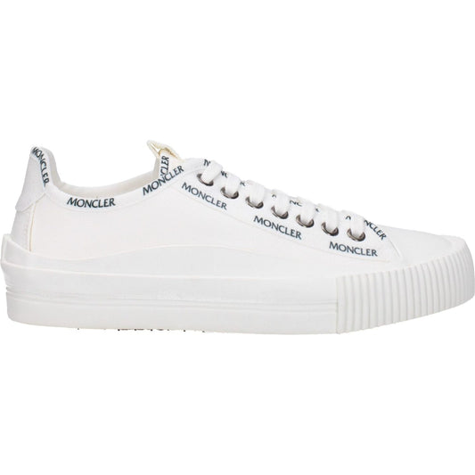 Moncler White Fabric Low Tops MO-8616468185353-EU35/US5