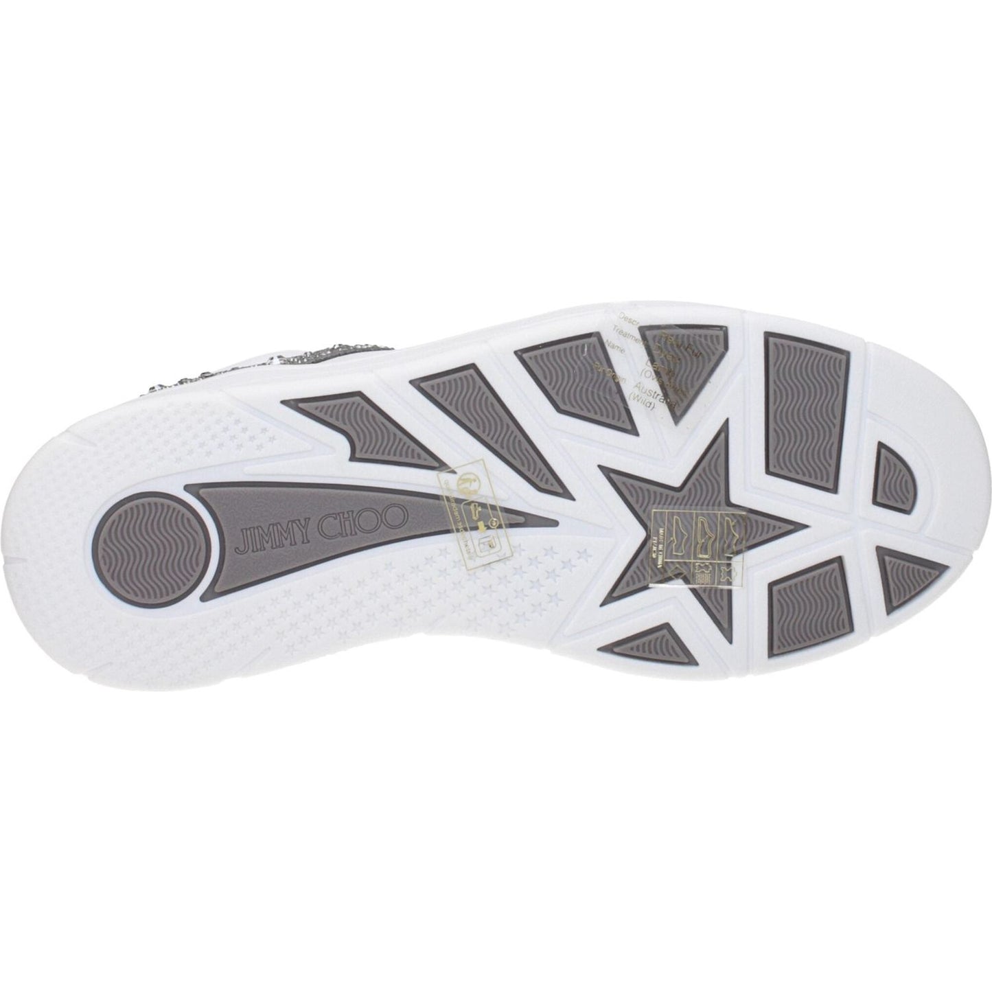 Jimmy Choo White Leather Chunky Sneakers JI-8613470535945-EU35/US5