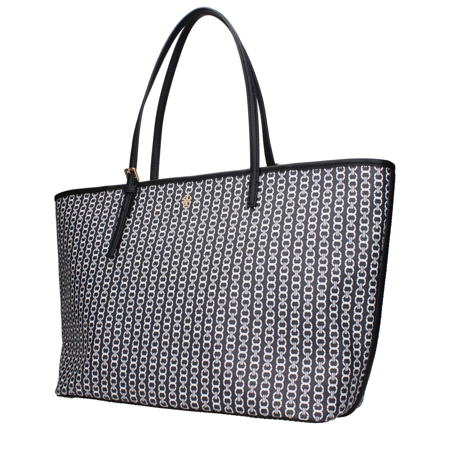 Front view with bag zipped and handles upright.