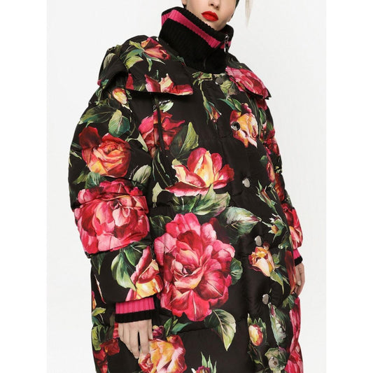 Dolce & Gabbana Coats Black Jackets Dolce & Gabbana Antique White