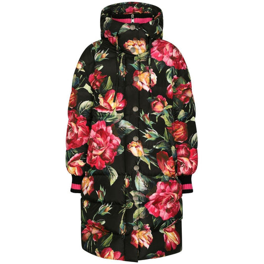 Dolce & Gabbana Coats Black Jackets Dolce & Gabbana Light Coral