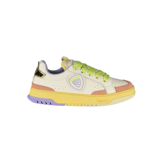 Blauer White Polyurethane Women Sneaker 1728,67403481248,Blauer,EU36/US6,EU37/US7,EU38/US8,EU39/US9,EU40/US10,EU41/US11,Low Tops - Sneakers - Shoes,New with tags,Shoes,Sneakers - Shoes,White,Women