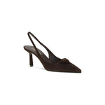 Prada Suede Slingback Pumps PR-1I901MFDD75008F0003-EU40/US10
