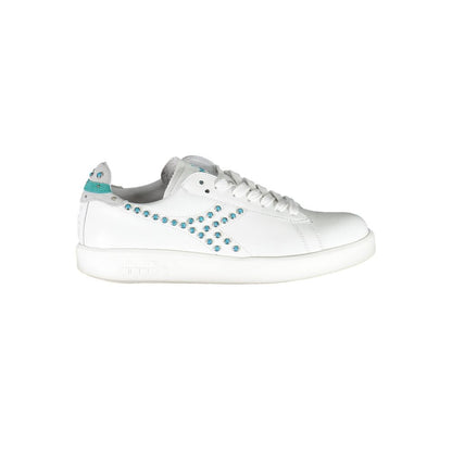 Diadora Bianco Leather Women Sneaker 1728,67403481248,Diadora,EU36.5/US6.5,Low Tops - Sneakers - Shoes,New with tags,Shoes,Sneakers - Shoes,Sneakers - Women - Shoes,White,Women,Women - Shoes