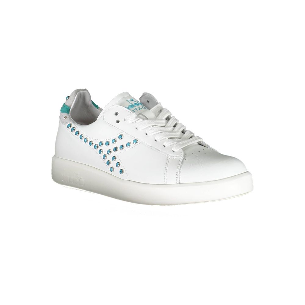 Diadora Bianco Leather Women Sneaker 1728,67403481248,Diadora,EU36.5/US6.5,Low Tops - Sneakers - Shoes,New with tags,Shoes,Sneakers - Shoes,Sneakers - Women - Shoes,White,Women,Women - Shoes