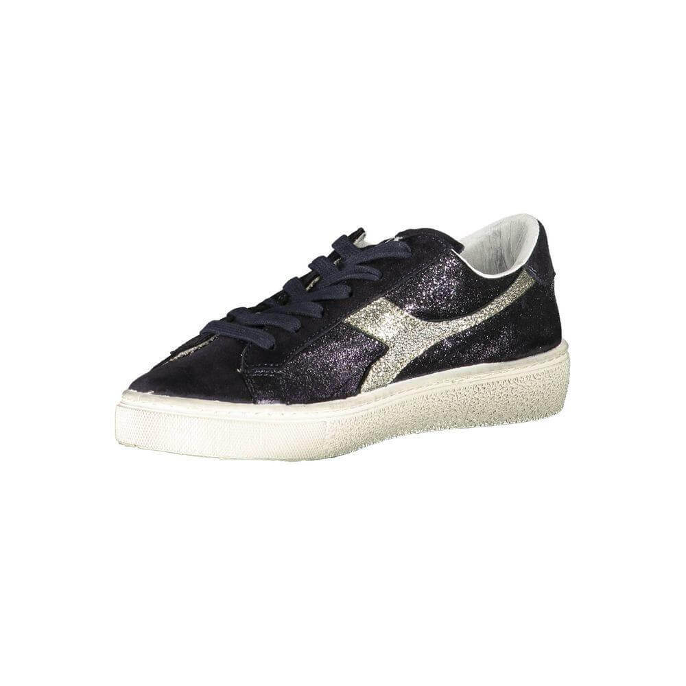 Diadora Black Leather Women Sneaker 1728,67403481248,Athletic - Sneakers - Shoes,Black,Clothing,Diadora,EU35.5/US5.5,EU36.5/US6.5,New with tags,Shoes,Sneakers - Shoes,Sneakers - Women - Shoes,Women,Women - Shoes