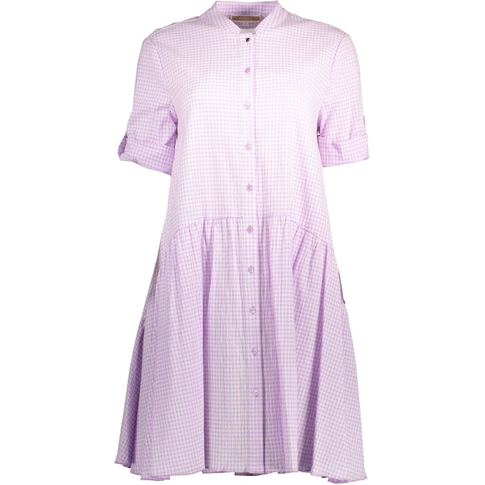 Kocca Rosa Cotton Women Dress 1728,67403481248,Casual - Dresses - Clothing,Clothing,Dresses - Clothing,Dresses - Women - Clothing,Kocca,New with tags,Pattern - Dresses - Clothing,Pink,S,Short - Dresses - Clothing,Shortsleeve - Dresses - Clothing,Women,Wom