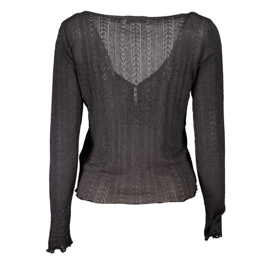 Guess Jeans Gray Viscose Sweater