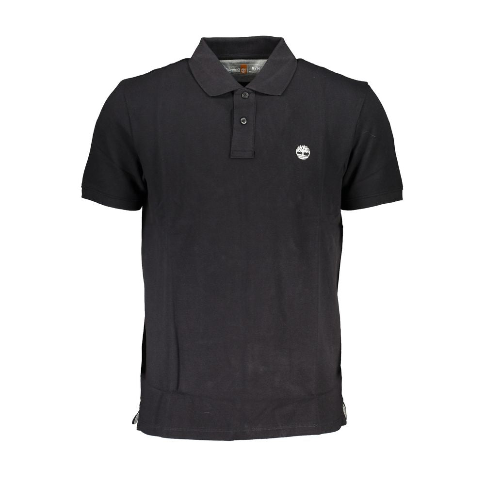 Timberland Black Cotton Polo Shirt TI-29235-S