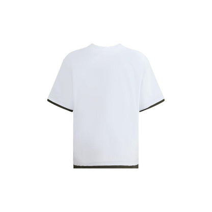 Sacai White Cotton T-Shirt