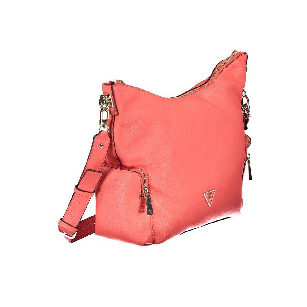 Front view with bag zipped and handles upright.