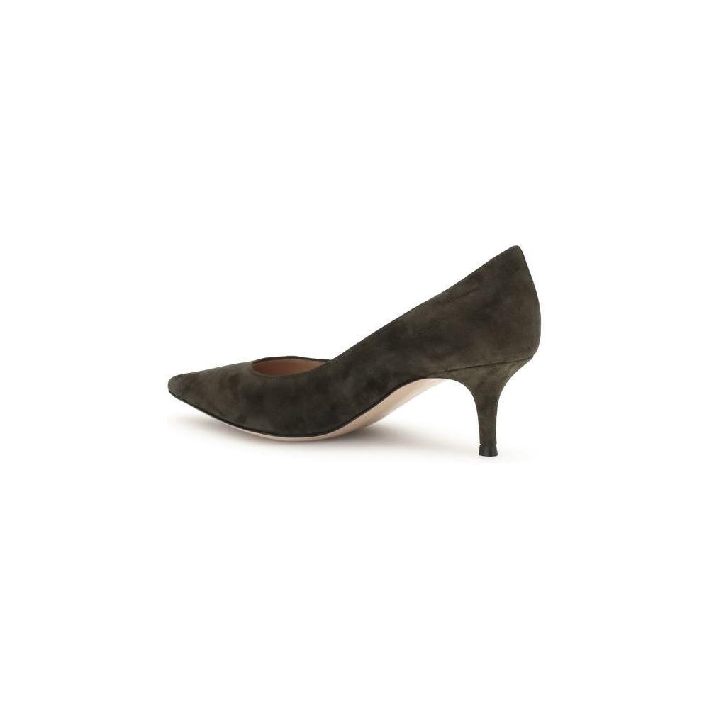 Gianvito Rossi Suede Pumps GI-G2033655RICCAMDKOL-EU39/US9
