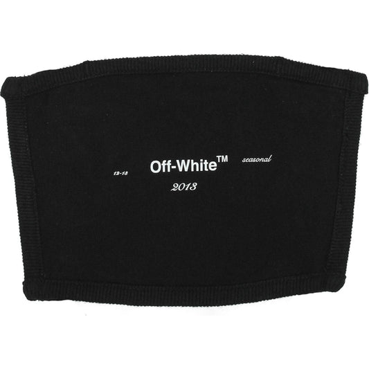 Off-White Black Cotton Facemask 1728,75667636384,Accessories,Black,Facemasks - Other Accessories - Accessories,Men,Men - Accessories,New with tags,Off-White,Other - Men - Accessories,Other Accessories - Accessories