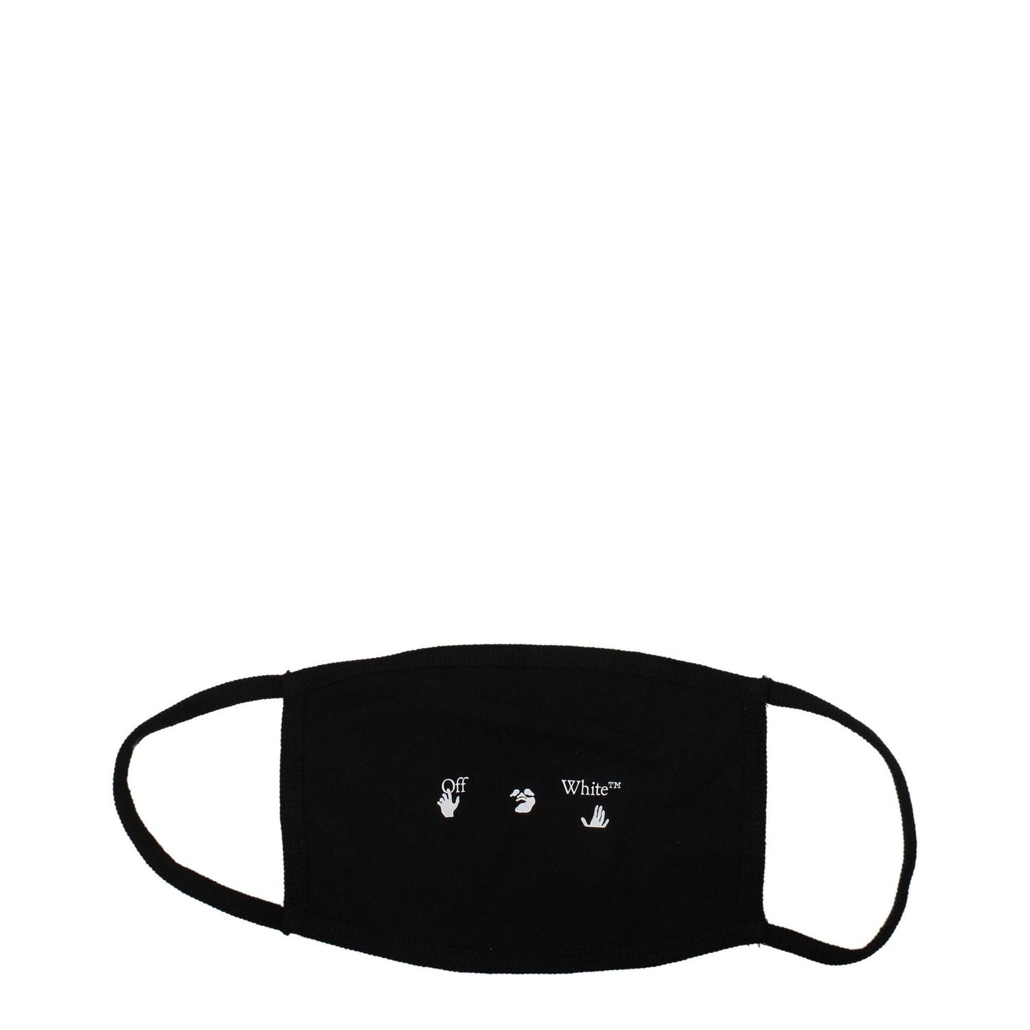 Off-White Black Cotton Facemask 1728,75667636384,Accessories,Black,Facemasks - Other Accessories - Accessories,Men,Men - Accessories,New with tags,Off-White,Other - Men - Accessories,Other Accessories - Accessories