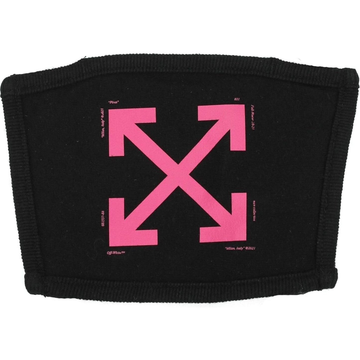 Off-White Black Cotton Facemask 1728,75667636384,Accessories,Black,Facemasks - Other Accessories - Accessories,New with tags,Off-White,Other - Women - Accessories,Other Accessories - Accessories,Women,Women - Accessories