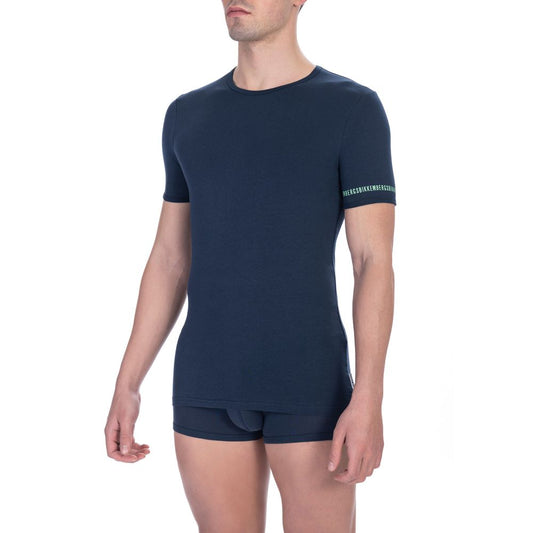 Bikkembergs Black Cotton Men's T-Shirt Twin Pack 1728,67345744032,Bikkembergs,Black,Clothing,L,M,Men,Men - Clothing,New with tags,S,T-Shirts - Clothing,T-Shirts - Men - Clothing,T-Shirts - T-Shirts - Clothing,XL,XXL