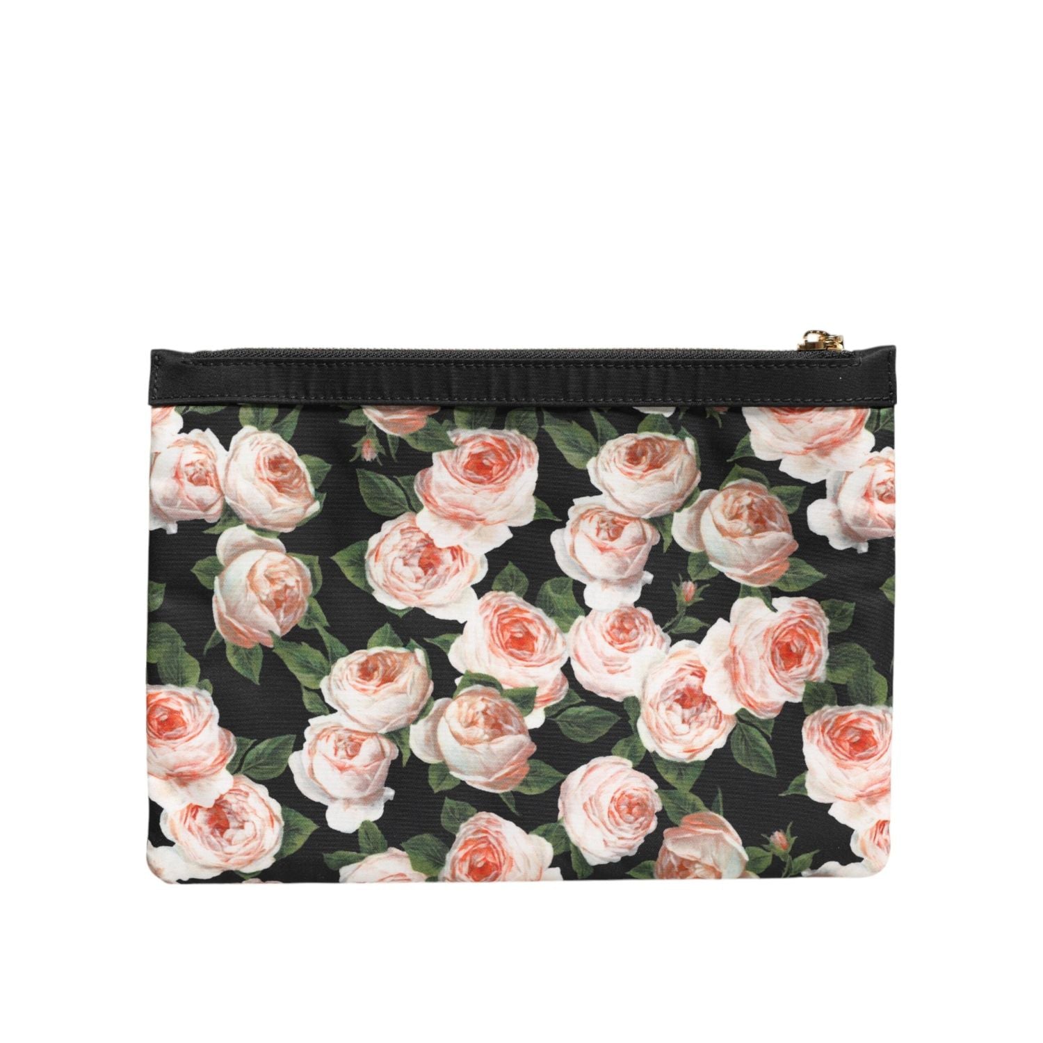Front view with bag zipped and handles upright.