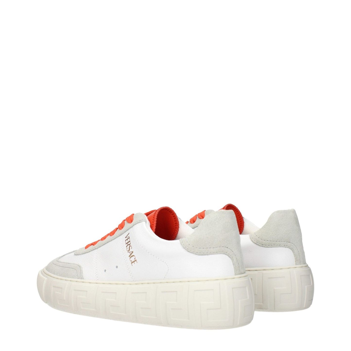 Versace White Leather Greca Sneakers VE-15247737880841-EU36/US6
