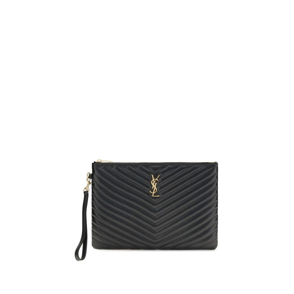 Front view with bag zipped and handles upright.