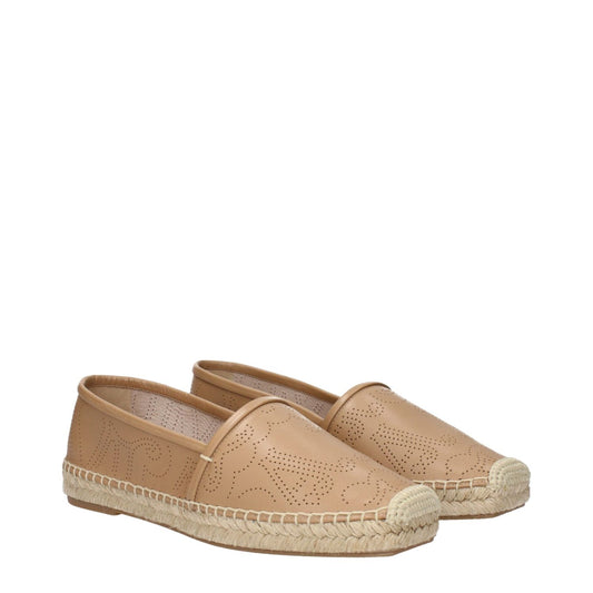 Max Mara Brown Leather Espadrilles MA-15261709467913-EU37/US7