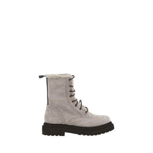 Brunello Cucinelli Women Laced Ankle Boots