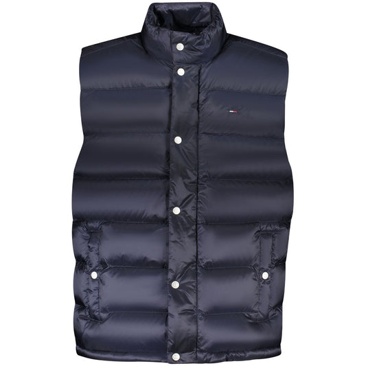 Tommy Hilfiger Blue Nylon Men Jacket TO-39453-S